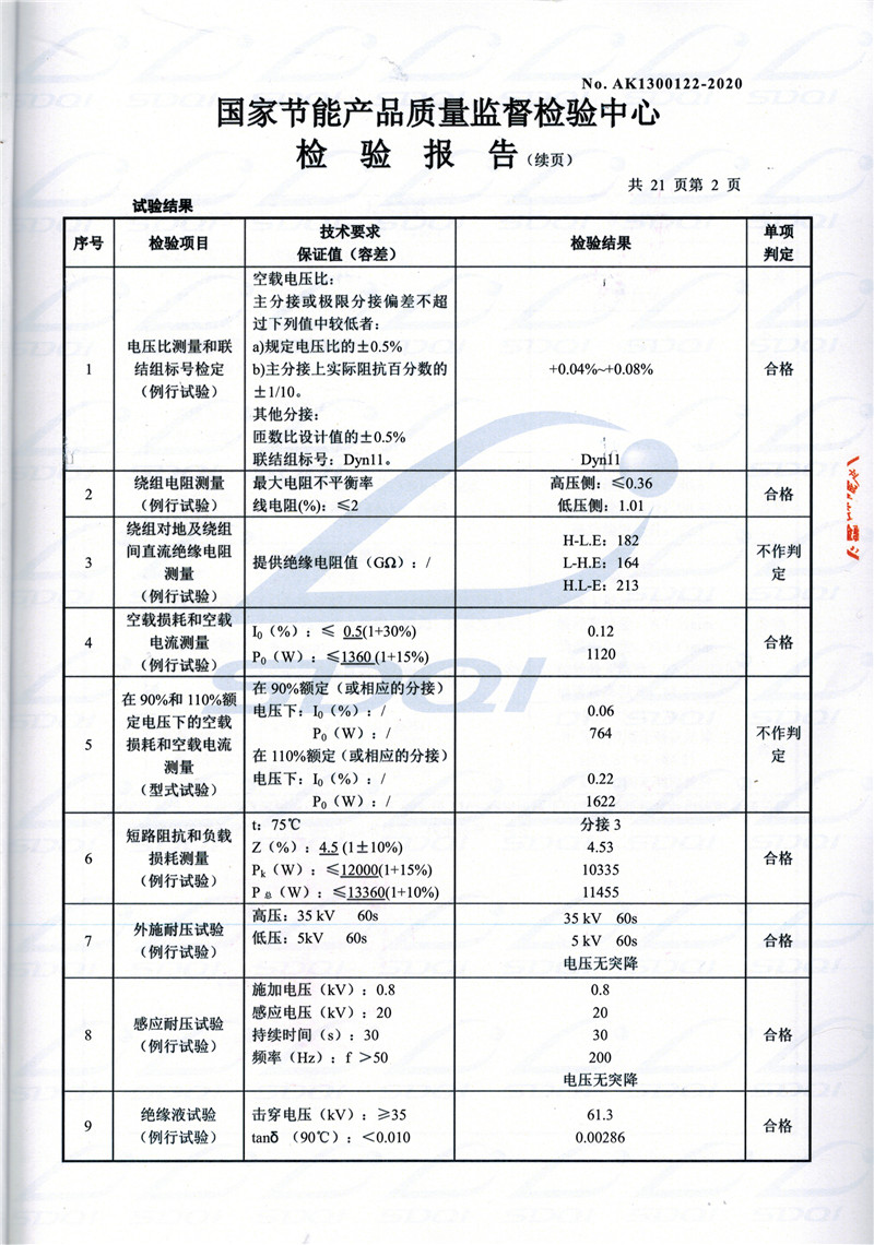 高低压试验报告-S11-1250安福安福安福油浸式变压器-2.jpg
